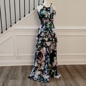 Ruffly Magnolia frost Sz-0 Green Multi Color